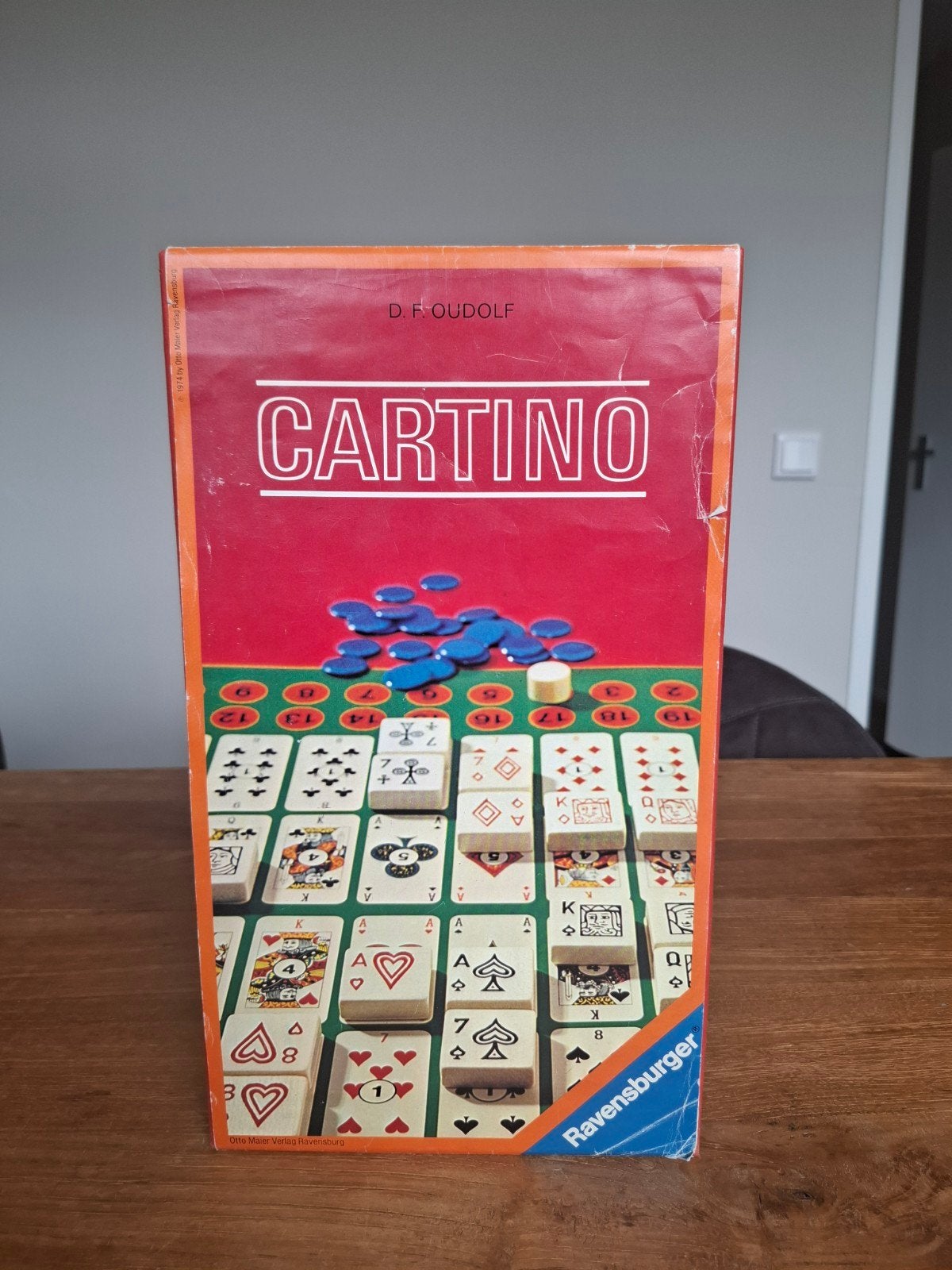 Cartino Bordspel van Ravensburger - Vintage Kaartspel, Drie of vier spelers, Ophalen of Verzenden, Zo goed als nieuw, Ravensburger