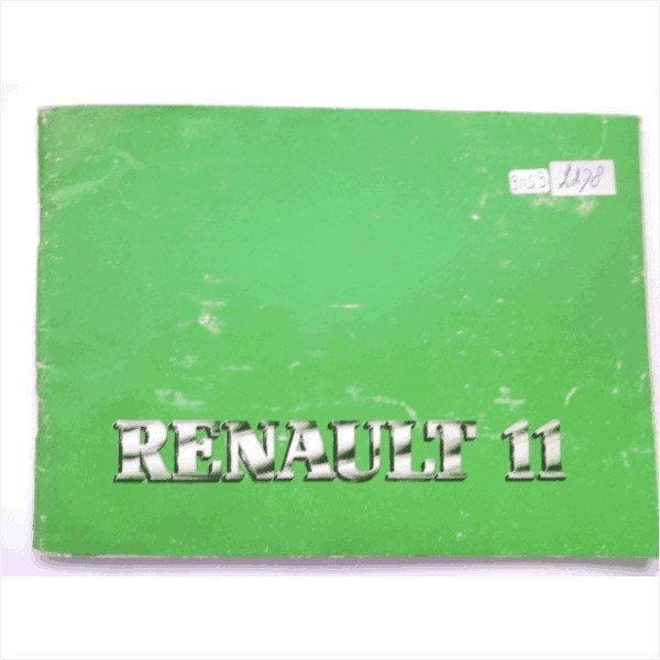 Renault 11 Instructieboekje 1986 #1 Nederlands, Ophalen of Verzenden