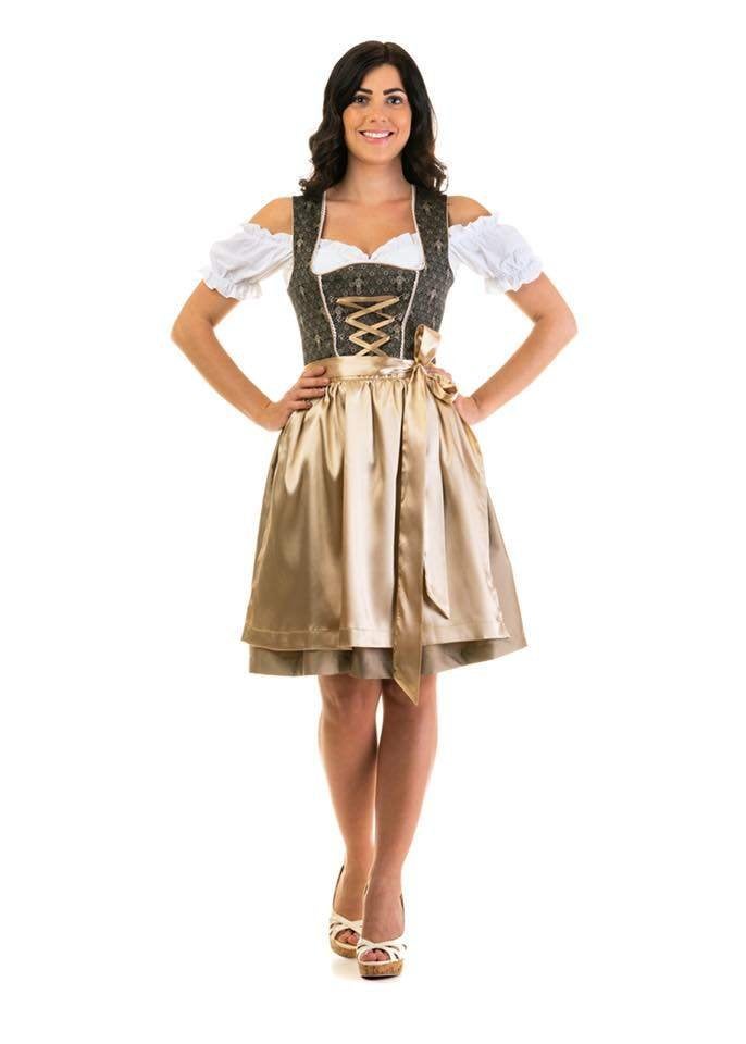 3-delige katoenen dirndl maat 34 NIEUW, Nieuw, Ophalen of Verzenden, Overige thema's, Kleding
