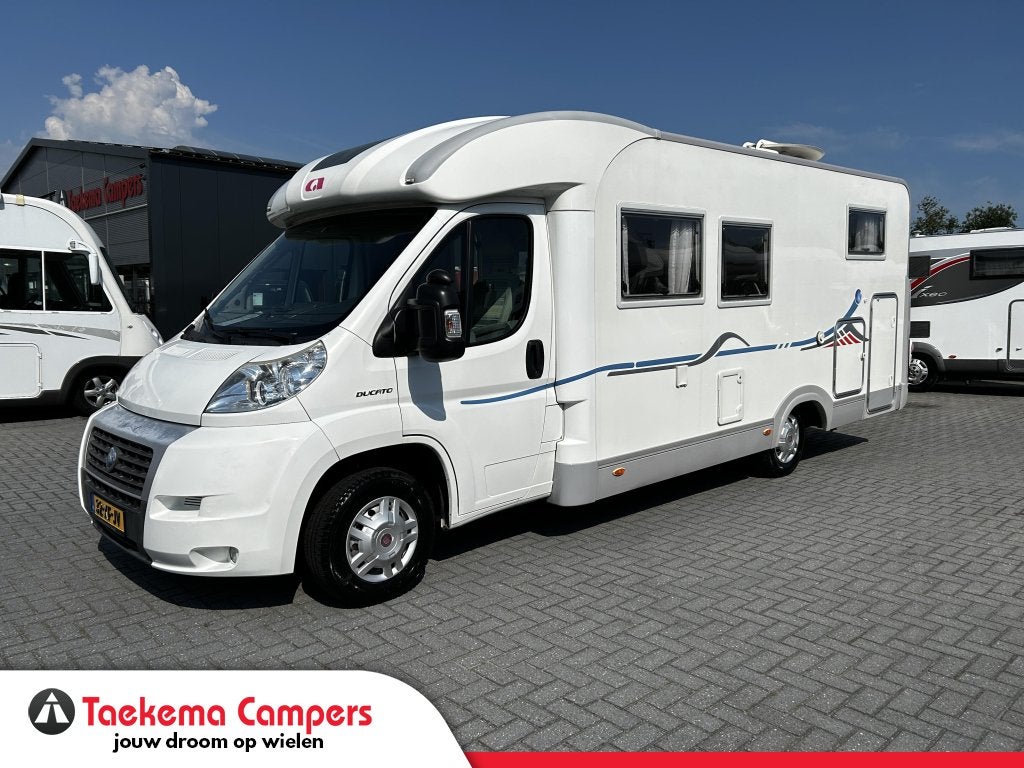 Fiat Adria Coral 660 SL Enkele-bedden/2007/Euro-4/2xAirco!, Caravans en Kamperen, Campers, Bedrijf, tot en met 3, Half-integraal