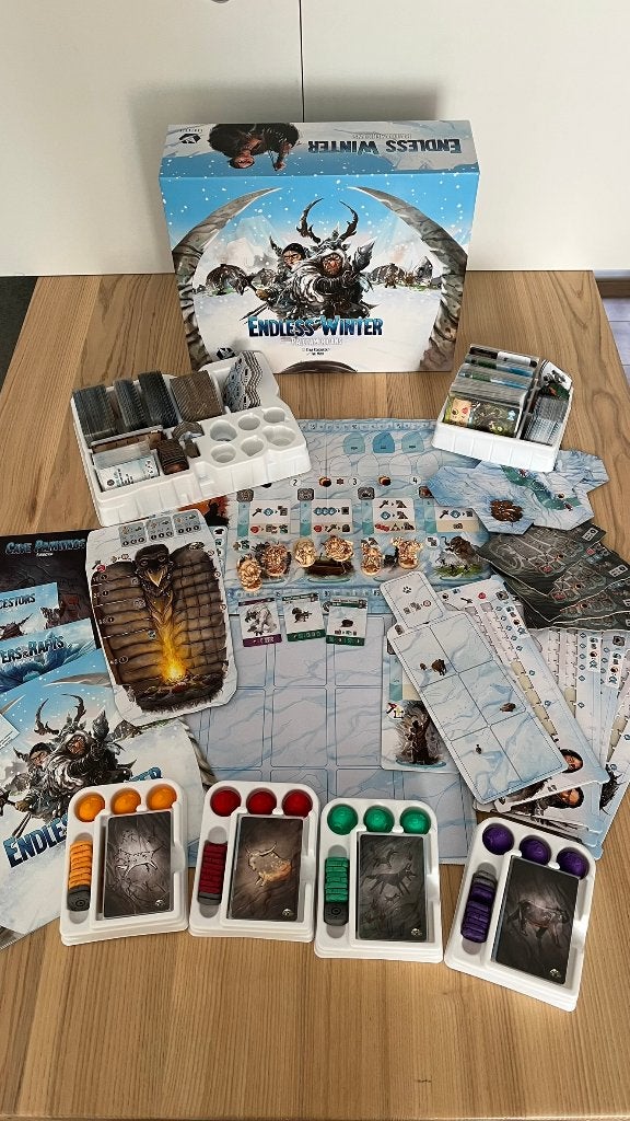Endless Winter: Paleoamericans – Kickstarter Deluxe All-In, Hobby en Vrije tijd, Gezelschapsspellen | Bordspellen, Een of twee spelers