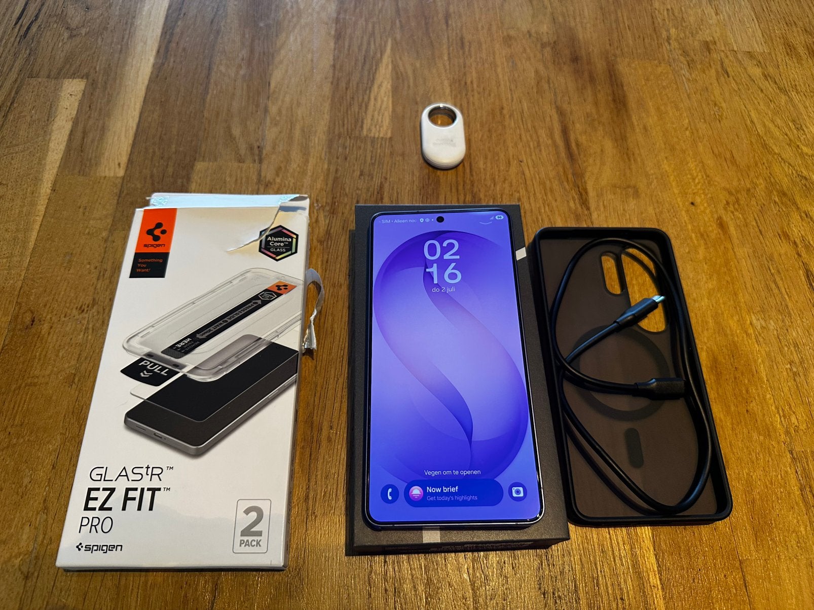 Samsung Galaxy S26 Ultra 512GB + SmartTag 2 + accessoires, Ophalen, Overige modellen, Paars, Touchscreen