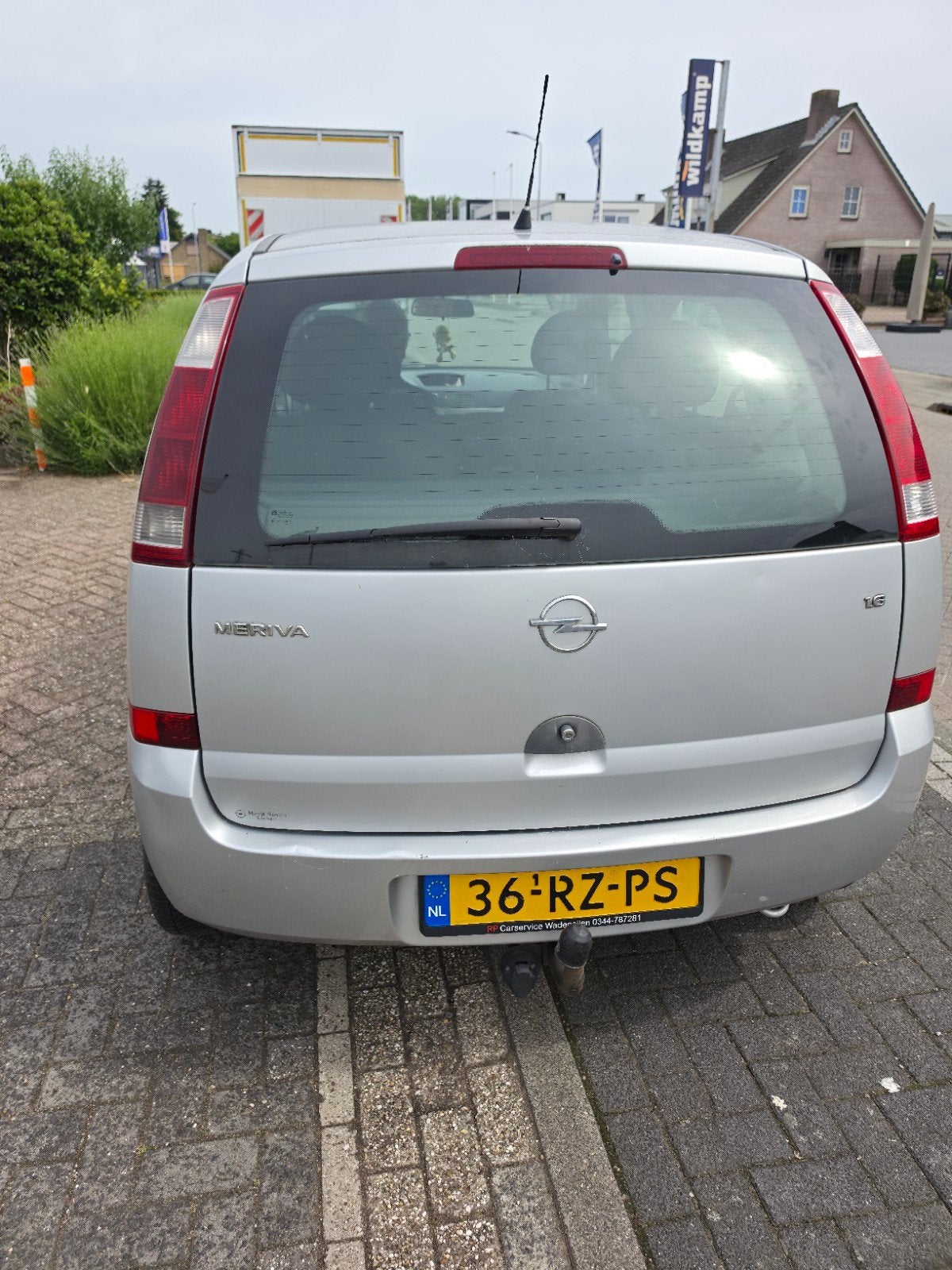 Opel Meriva 1.6 16V 2005 Grijs, Auto's, Voorwielaandrijving, 4 cilinders, 100 pk, 1200 kg