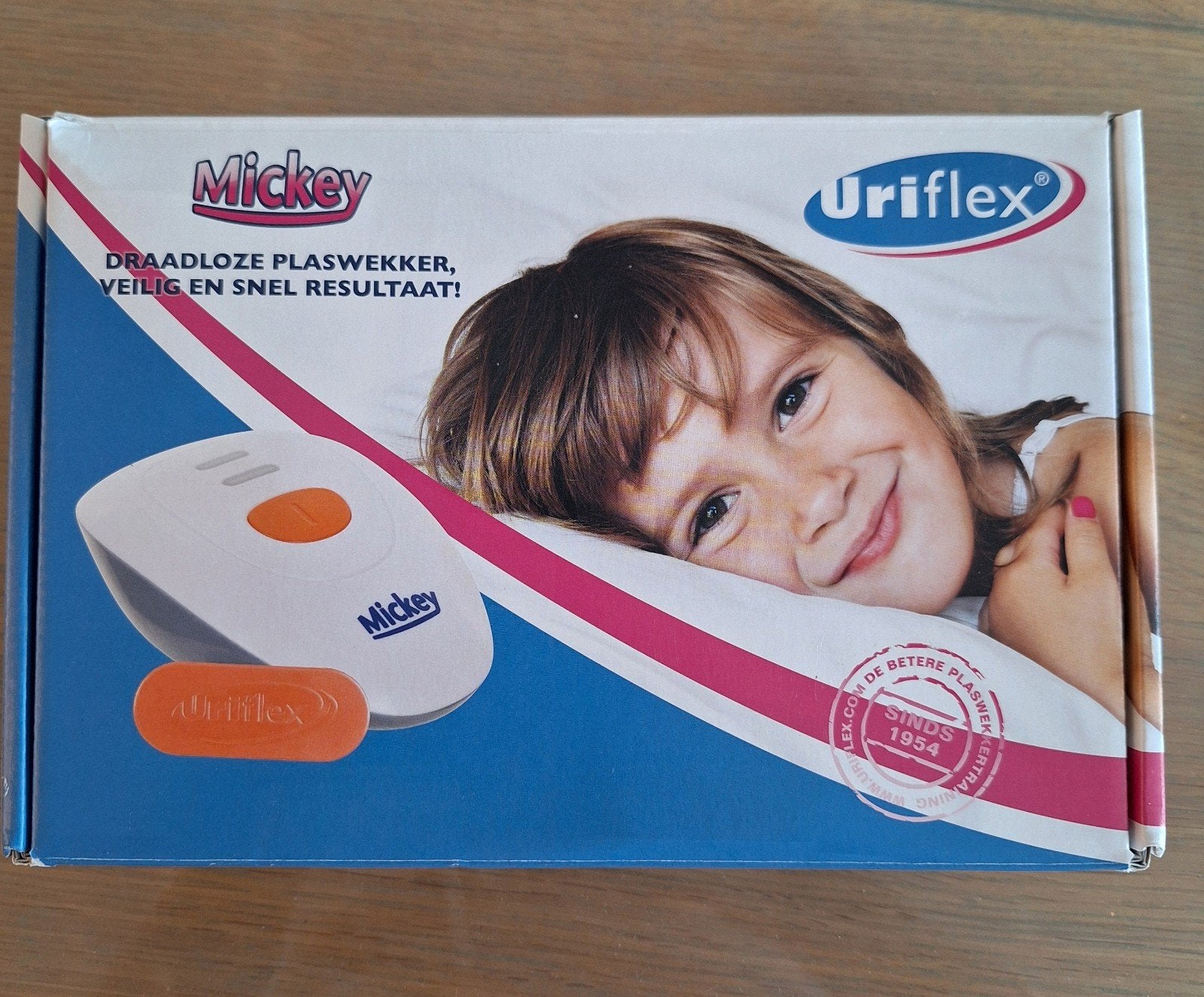 Uriflex Mickey plaswekker, Ophalen of Verzenden