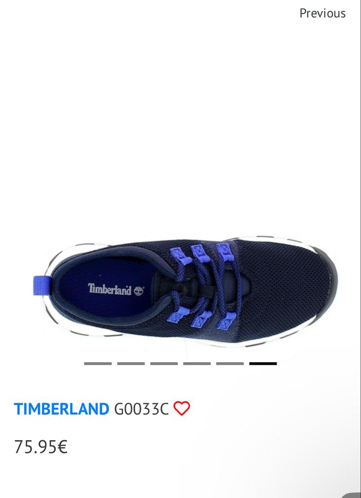 Timberland G0033C Sneakers Maat 27, Kinderen en Baby's, Kinderkleding | Schoenen en Sokken, Ophalen of Verzenden, Gebruikt, Jongen of Meisje