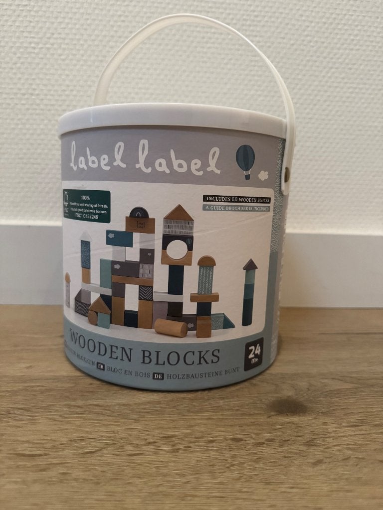 Label Label blokkendoos, Kinderen en Baby's, Ophalen, Zo goed als nieuw, Overige typen