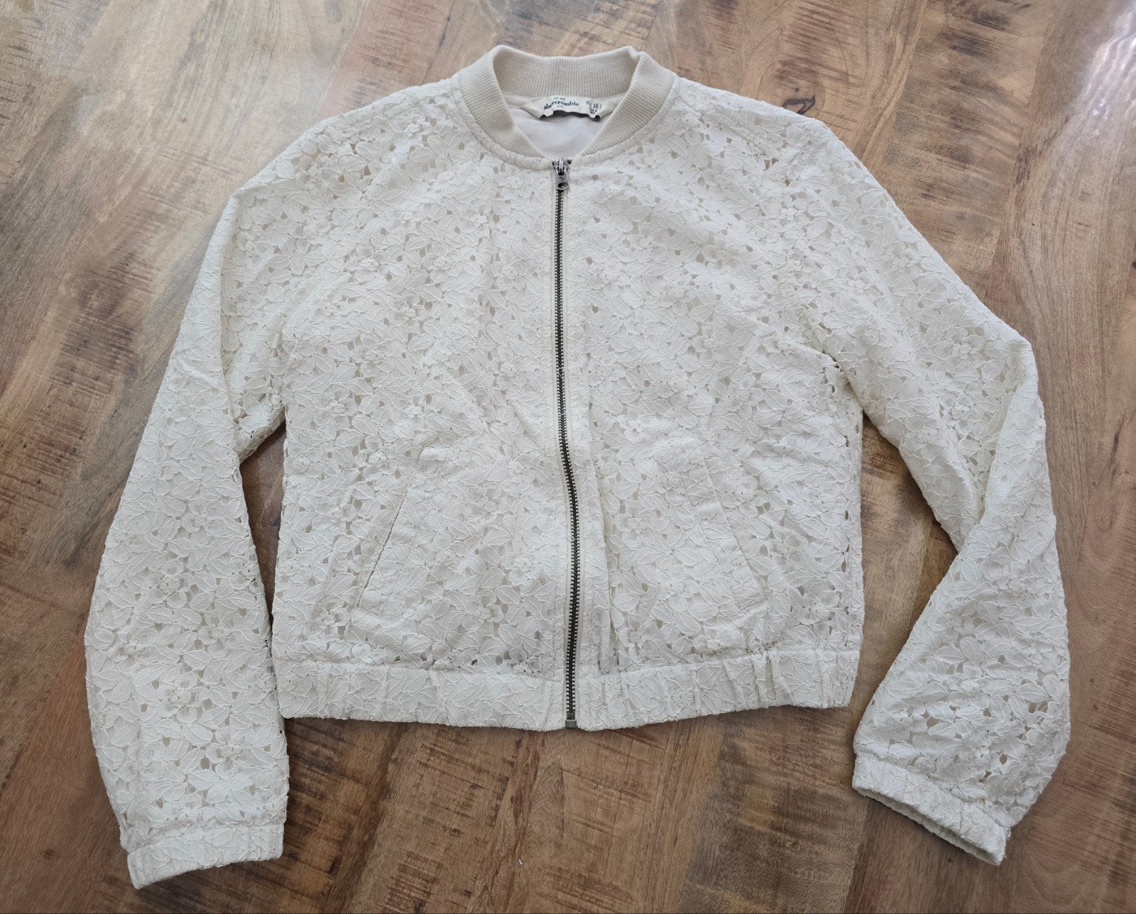 Abercrombie bomberjack kant maat 164, Kinderen en Baby's, Kinderkleding | Maat 164, Meisje, Abercrombie, Ophalen of Verzenden