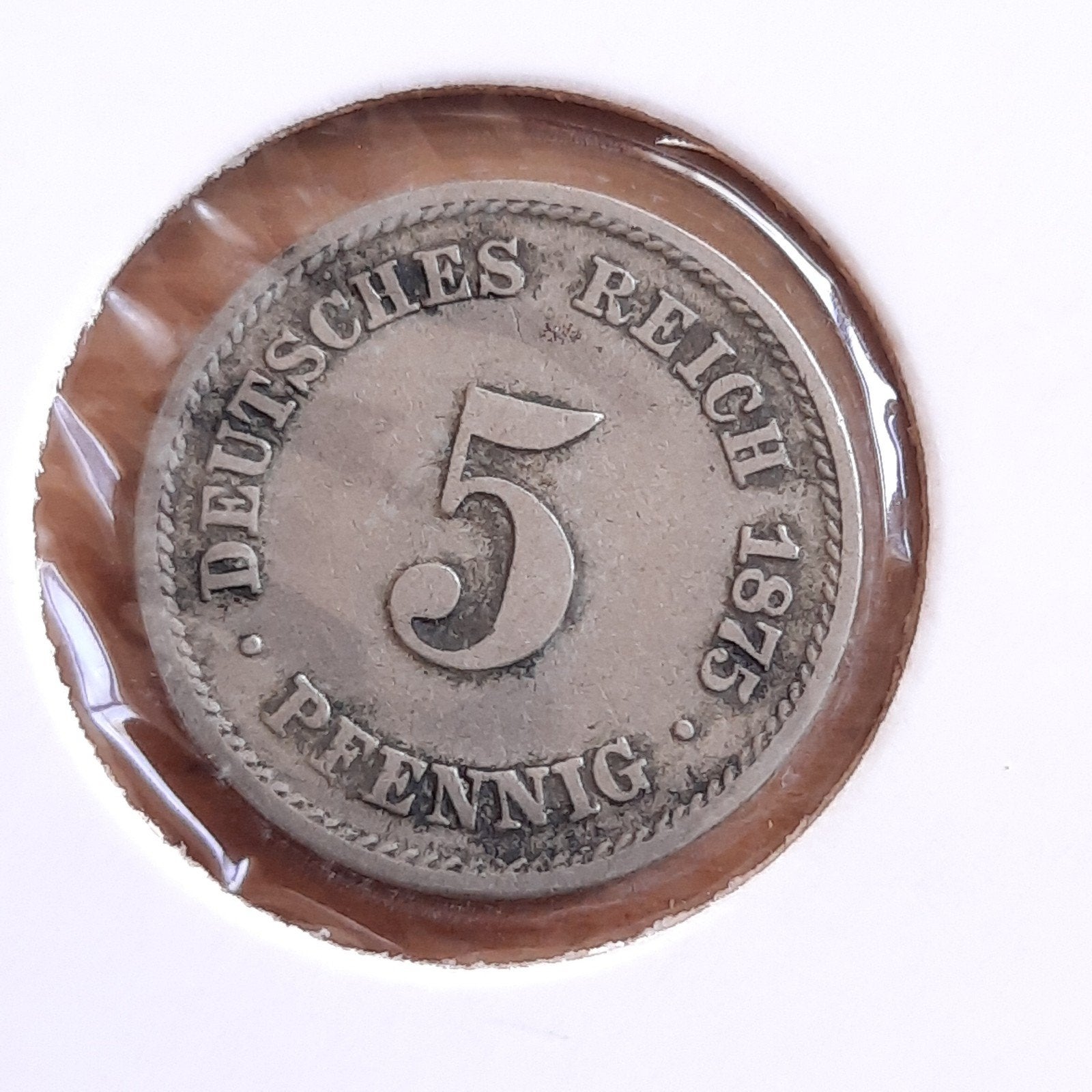 Munt 5 Pfenning Duitse Rijk 1875-CC, Verzenden, Duitsland