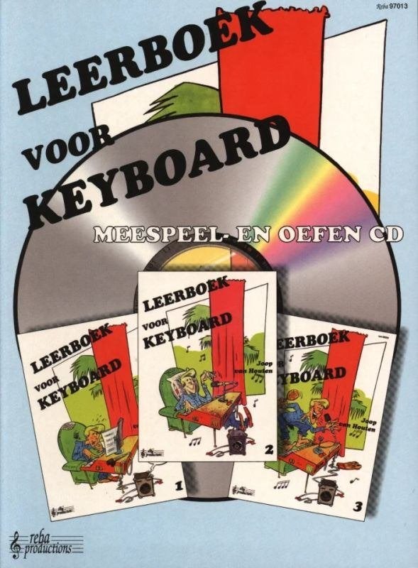 Joop van Houten Meespeel/Oefen CD Leerboek Voor Keyboard 123, Ophalen, Les of Cursus, Nieuw, Keyboard