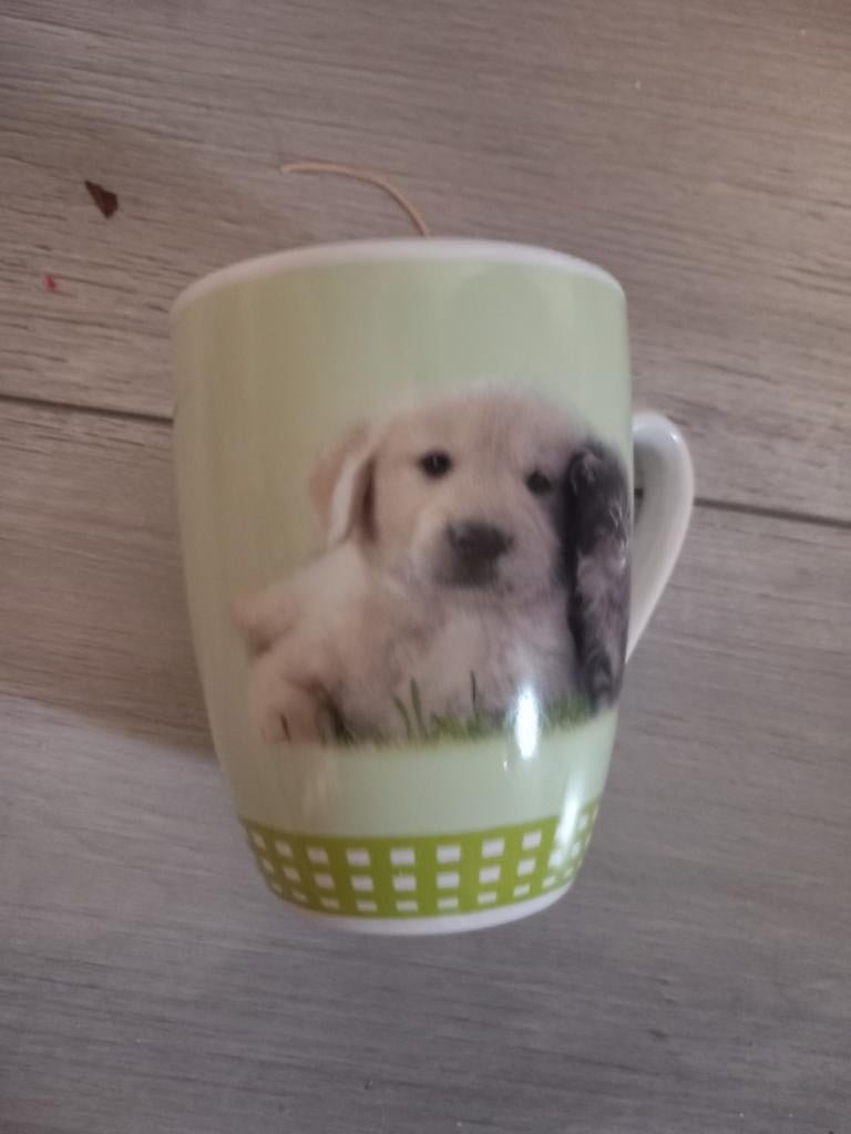6 nieuwe mokken met hond/ poes, Ophalen of Verzenden, Nieuw, Overige stijlen, Kop(pen) en/of Schotel(s)