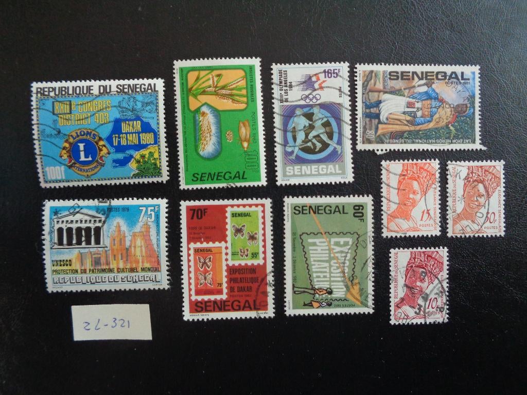 senegal - diverse (zl-321), Ophalen of Verzenden, Overige landen, Gestempeld