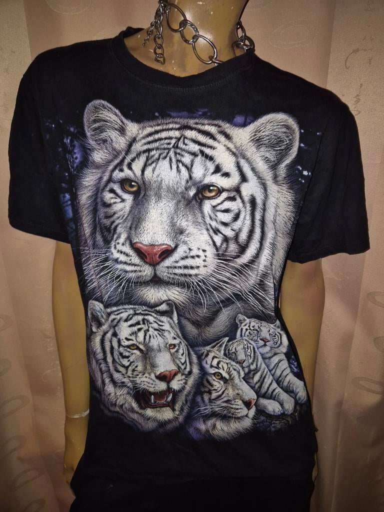 Prachtige shirt thanabat glow in the dark mt M, Maat 48/50 (M), Zwart, Thanabat, Ophalen of Verzenden