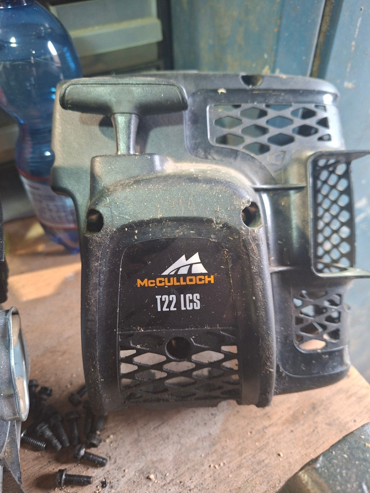 Mc Culloch T22 LCS bosmaaier voor onderdelen, Ophalen, Gebruikt, Benzine