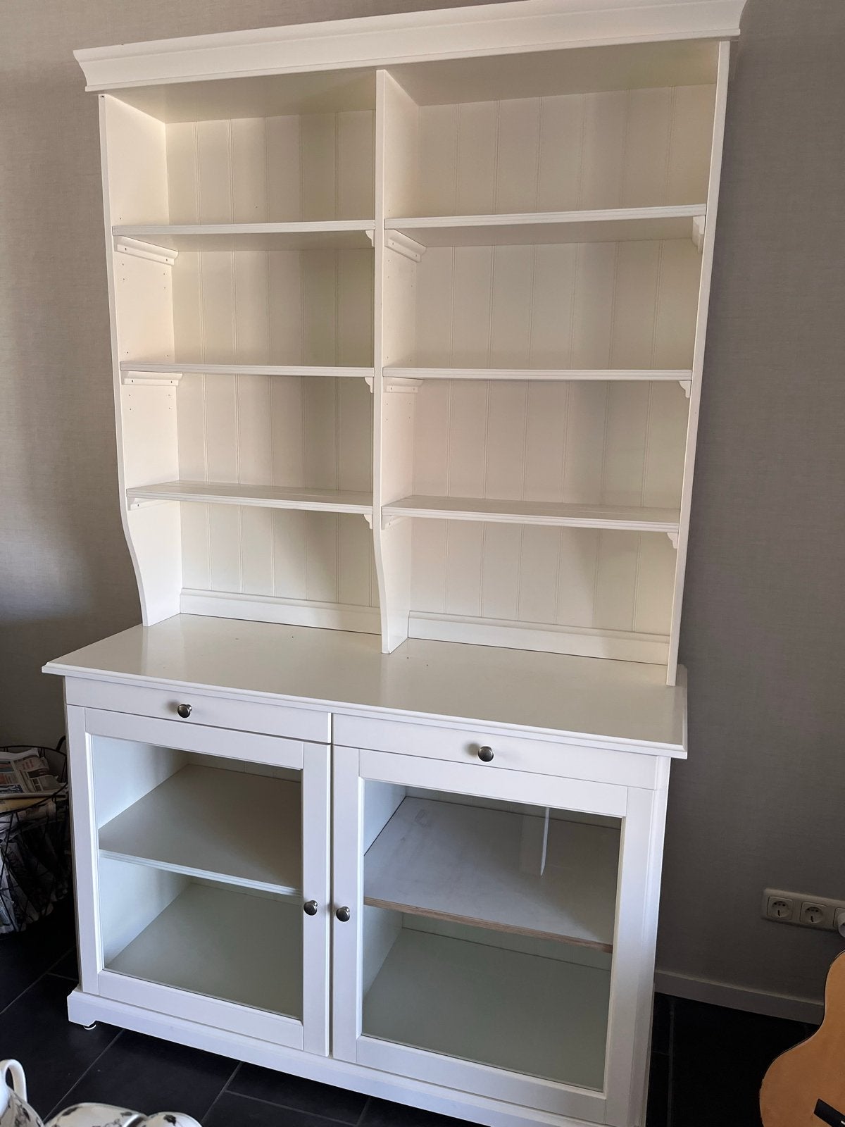 IKEA Liatorp Vitrinekast / Boekenkast, Huis en Inrichting, Ophalen, Gebruikt, 200 cm of meer, 50 tot 100 cm