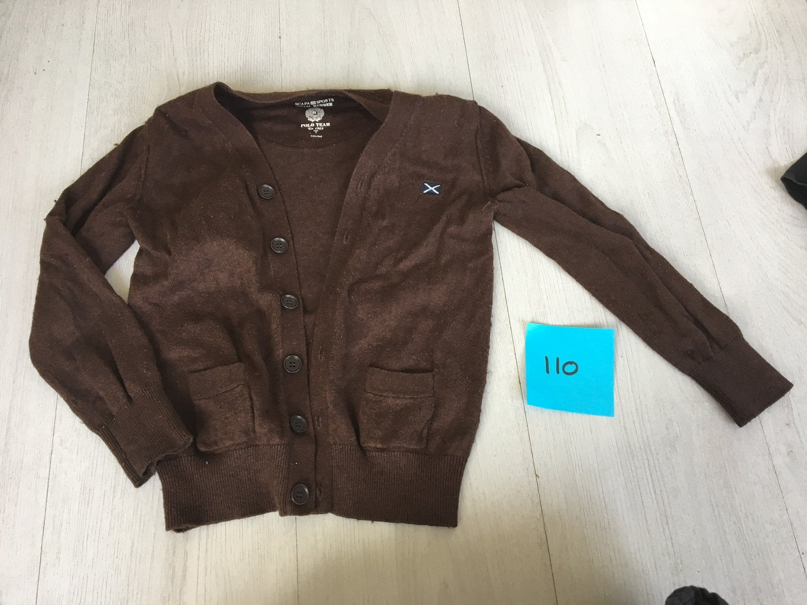 Scapa vest maat 110, Ophalen, Gebruikt, Jongen, Trui of Vest