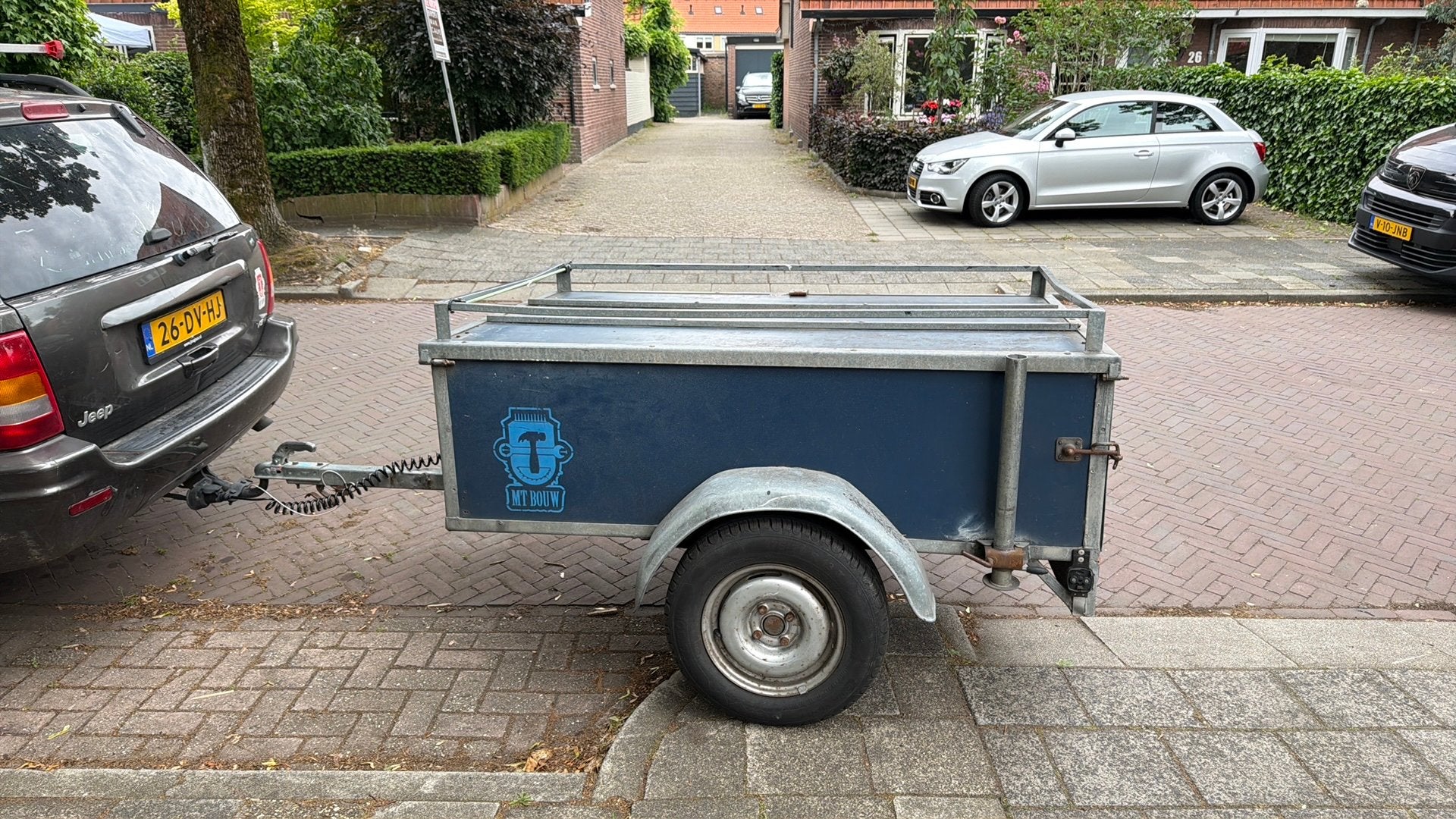 Gesloten aanhanger, Auto diversen, Aanhangers en Bagagewagens, Ophalen of Verzenden, Gebruikt