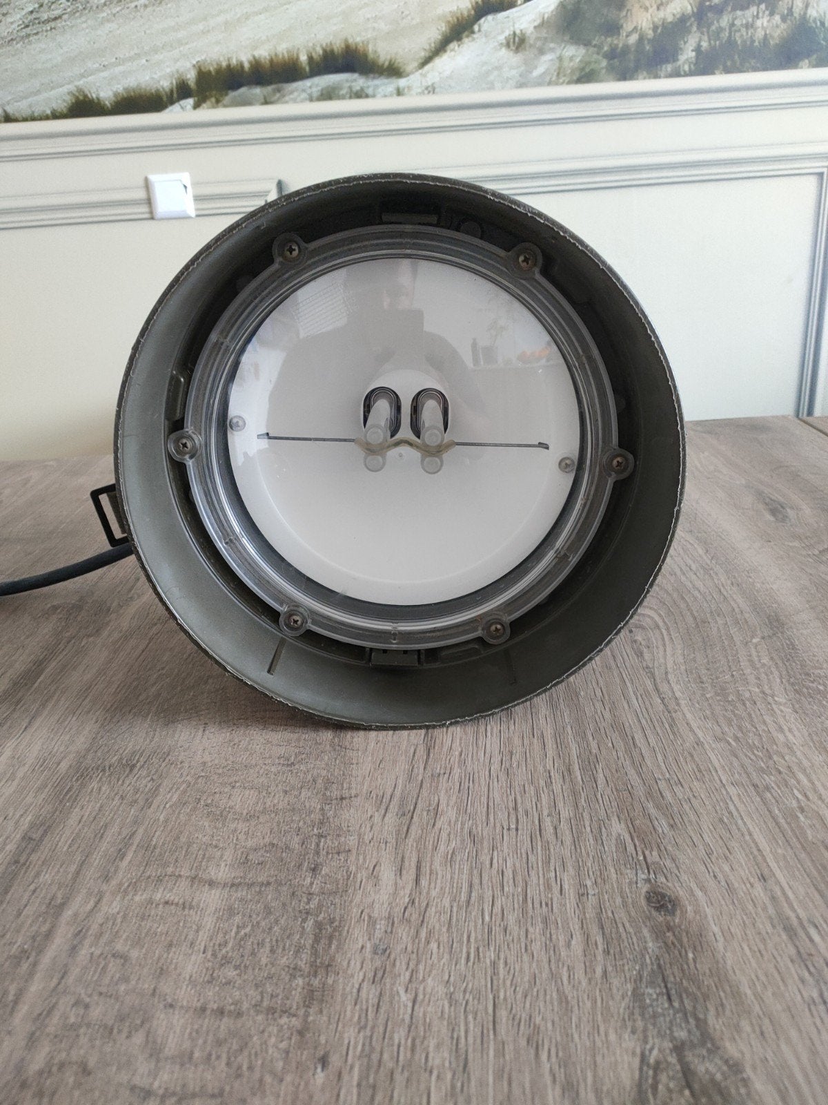 Vintage militaire lamp / zoeklicht het doet het nog, Ophalen of Verzenden
