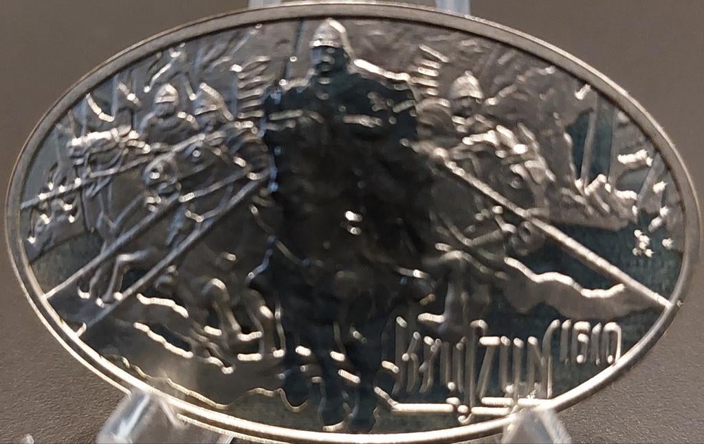 Zilveren Poolse munt 14.14 gram, Verzenden, Losse munt, Zilver