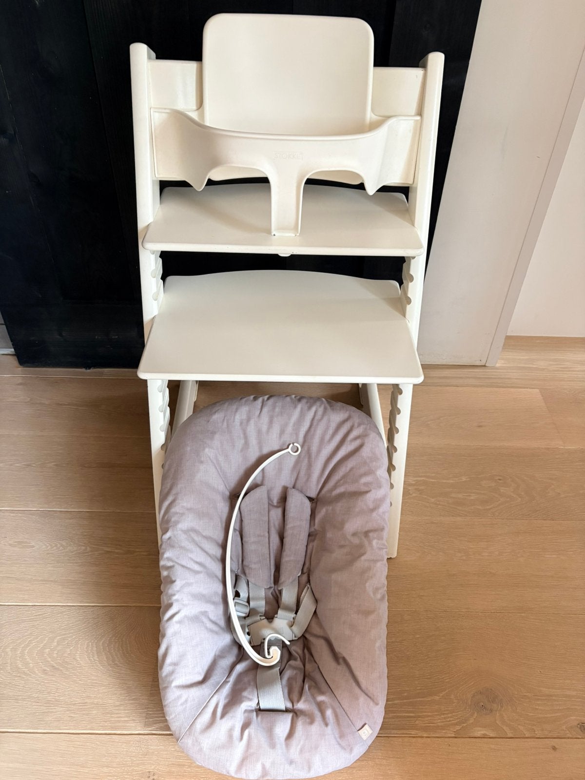 Stokke Tripp Trapp met Newborn set, Ophalen, Zo goed als nieuw, Meegroeistoel