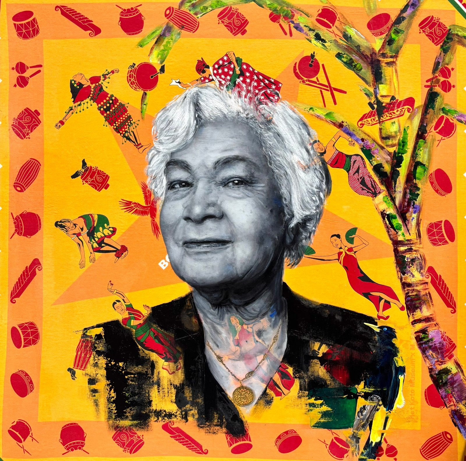 Olieverf portret van Cynthia McLead, Antiek en Kunst, Kunst | Schilderijen | Klassiek, Ophalen, Doek, Portret of Personen, Realistisch