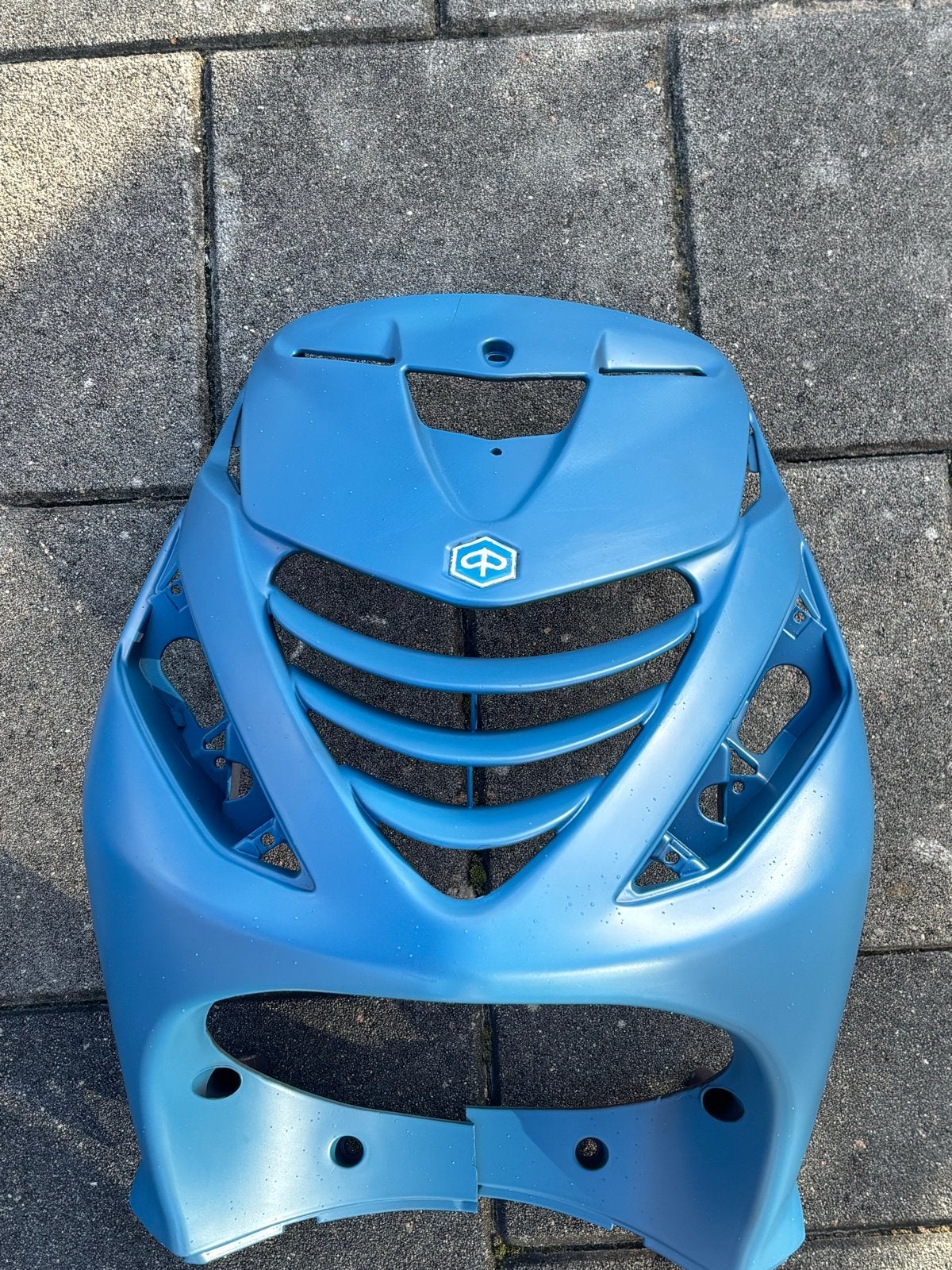 Piaggio Zip SP voorkap  en zij voorkap- Blauw, Fietsen en Brommers, Ophalen of Verzenden, Gebruikt, Kap, Piaggio