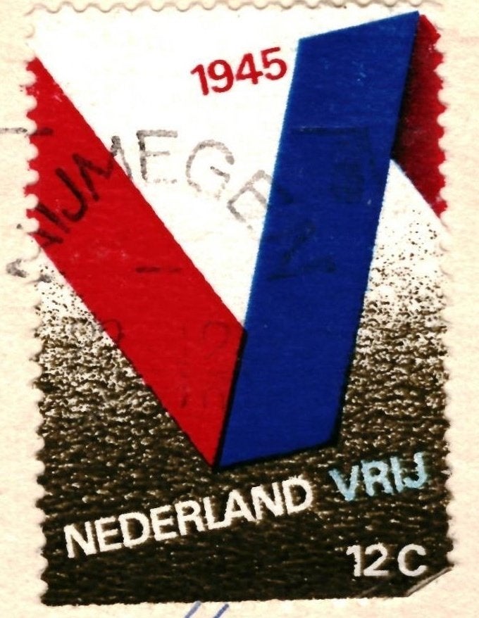 37400 Nijmegen 1970 .Gelopen met zegel Bevrijding, Ophalen of Verzenden, 1960 tot 1980, Gelopen, Gelderland