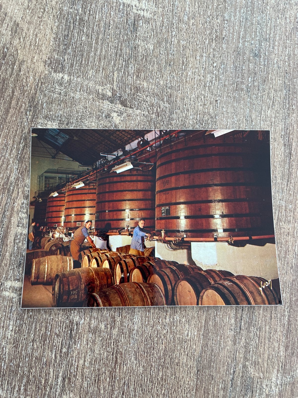 Oude Postkaart Hennessy Cognac Vaten Frankrijk, Verzamelen, Ophalen of Verzenden, Ongelopen