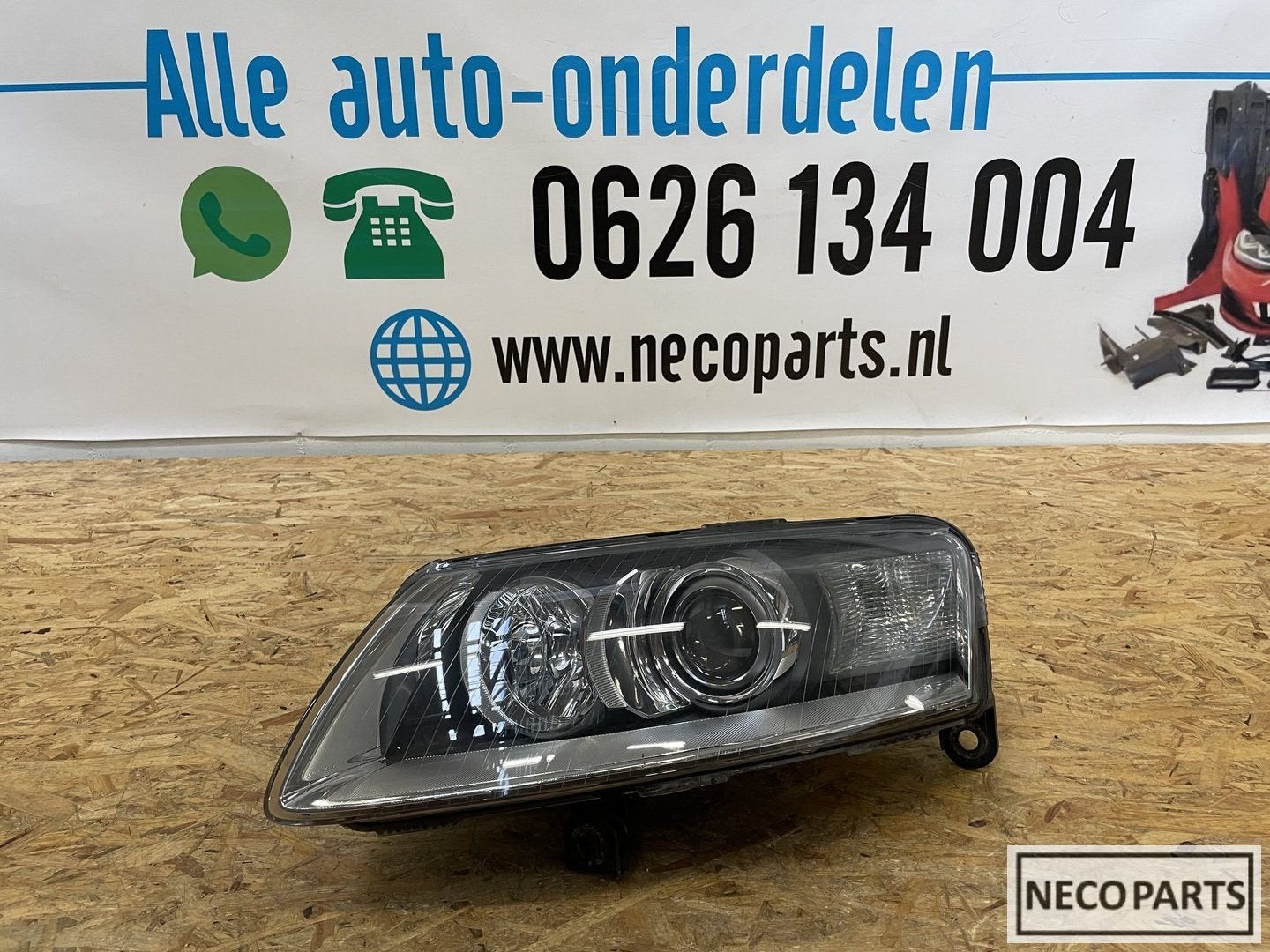 AUDI A6 C6 4F 4F0 XENON KOPLAMP LINKS COMPLEET 4F0941029, Gebruikt, -, -, -