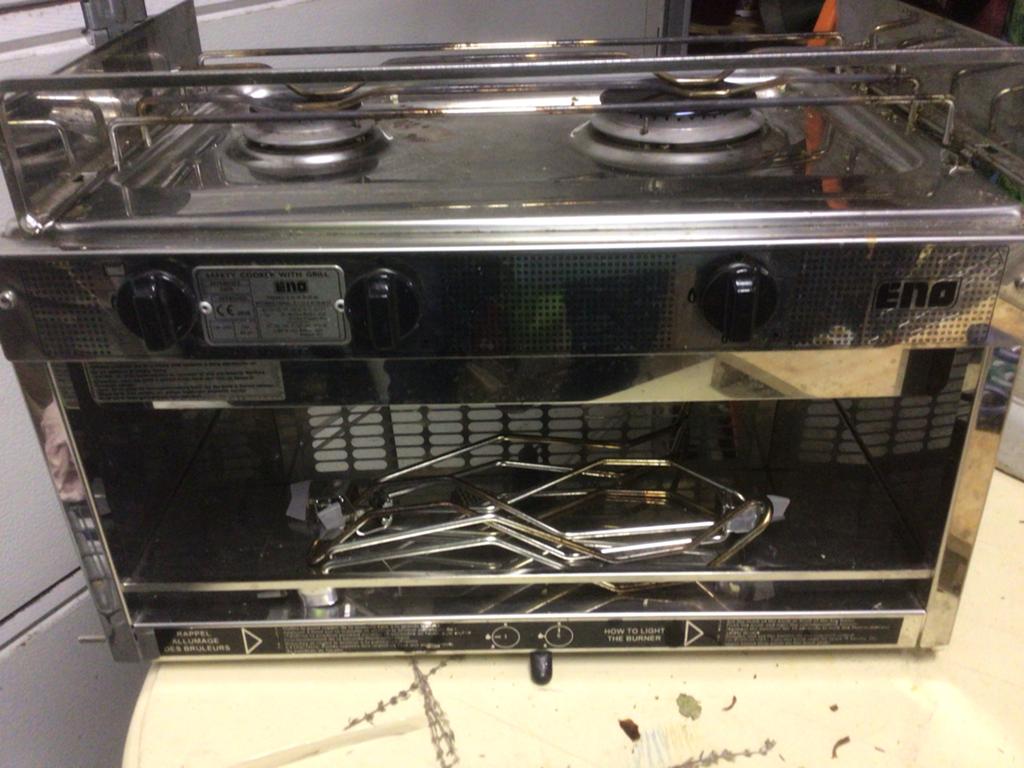 Gasstel met grill, ideaal voor verbouwing of camping, Witgoed en Apparatuur, Gebruikt, Grill, 3 kookzones of minder, Ophalen of Verzenden