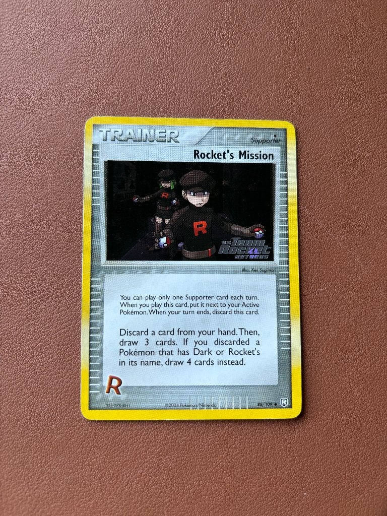 Rocket's Mission 88/109 Reverse Holo NM- Pokémon Kaart, Verzenden, Zo goed als nieuw, Losse kaart, Foil