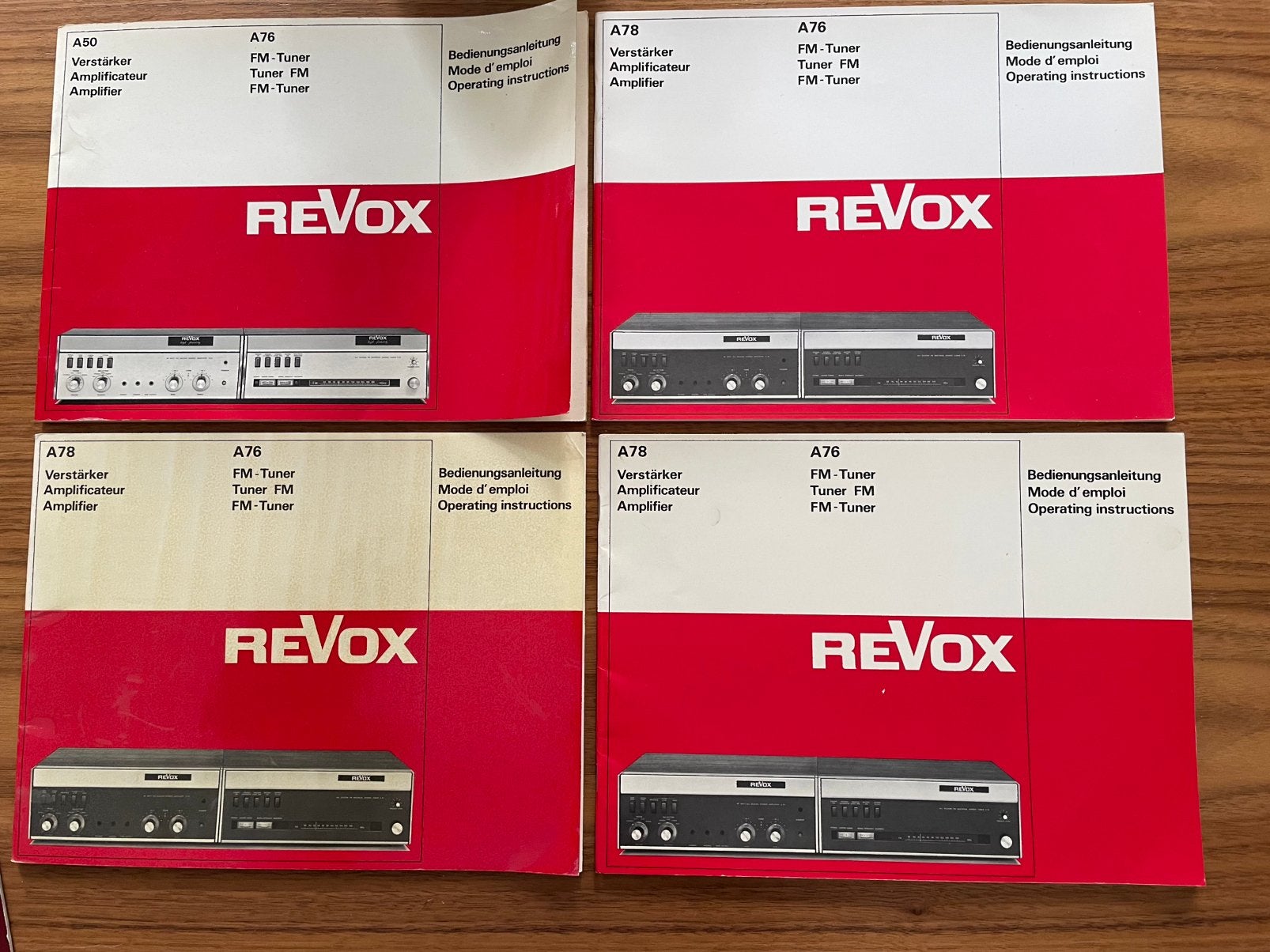 Revox boekjes., Ophalen of Verzenden, Gebruikt, Overige merken