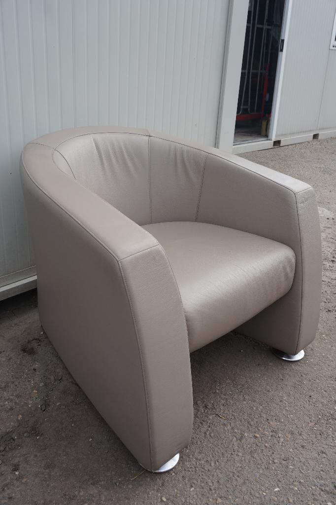 Rolf Benz club fauteuil prachtige leren stoel, Ophalen, Gebruikt, 75 tot 100 cm, Leer