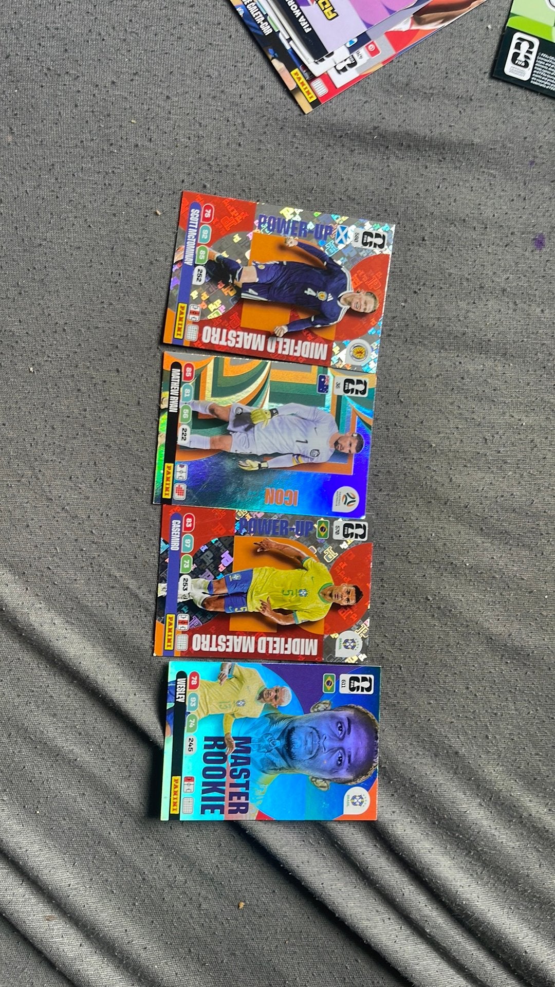 5 bijzondere voetbal kaartjes, Verzamelen, Sportartikelen en Voetbal, Ophalen of Verzenden, Buitenlandse clubs, Poster, Plaatje of Sticker