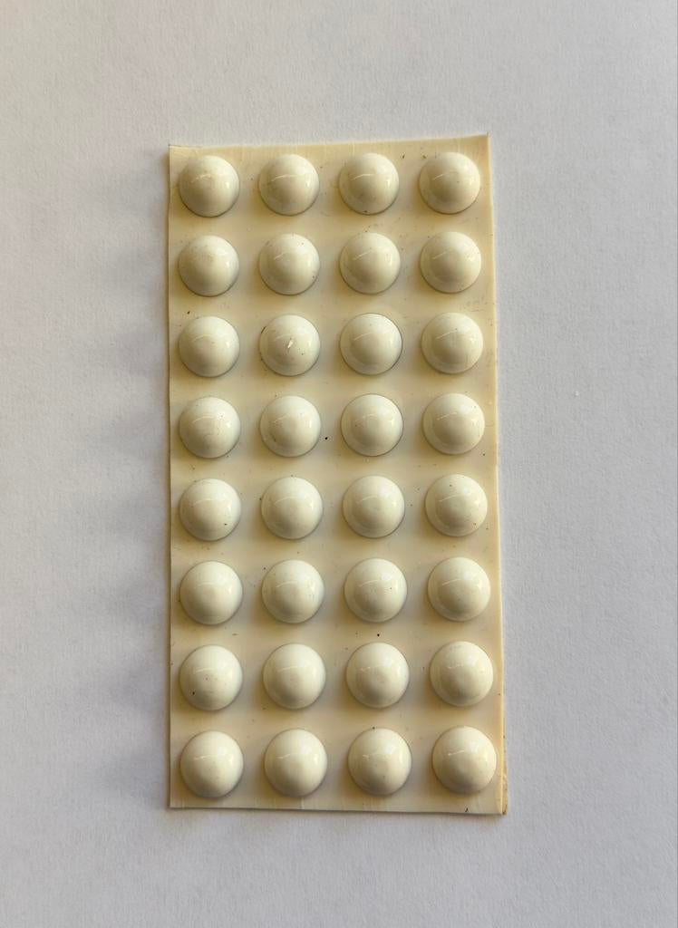 34 stuks rubberen voetjes - 10mm breed, 6mm hoog, Ophalen of Verzenden, Nieuw, Minder dan 50 mm, Overige typen