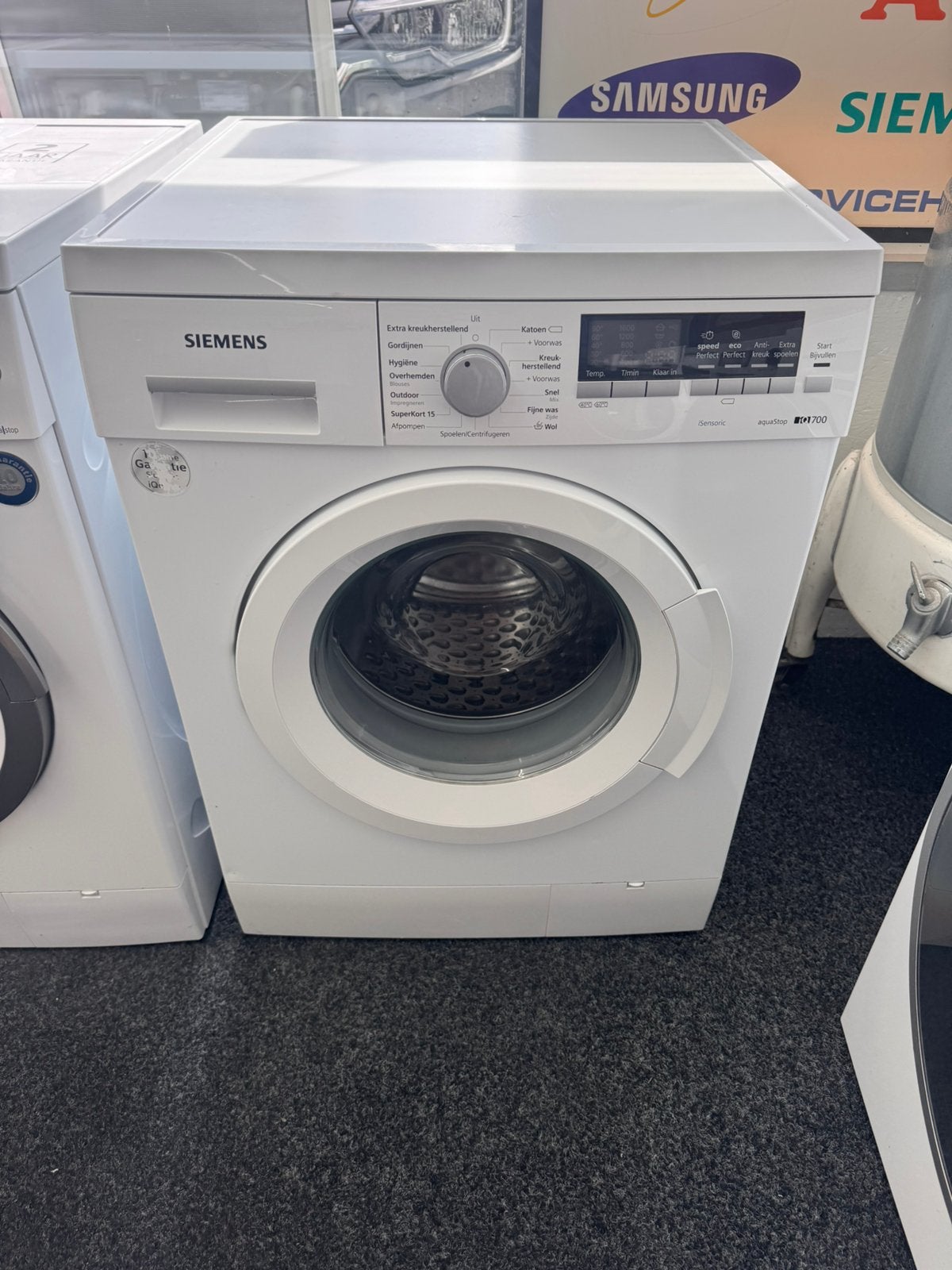 SIEMENS 1600 SERIE IQ-700 ECO A+++ 8 KG met 2 jaar garantie, N, N, Refurbished, Ophalen of Verzenden