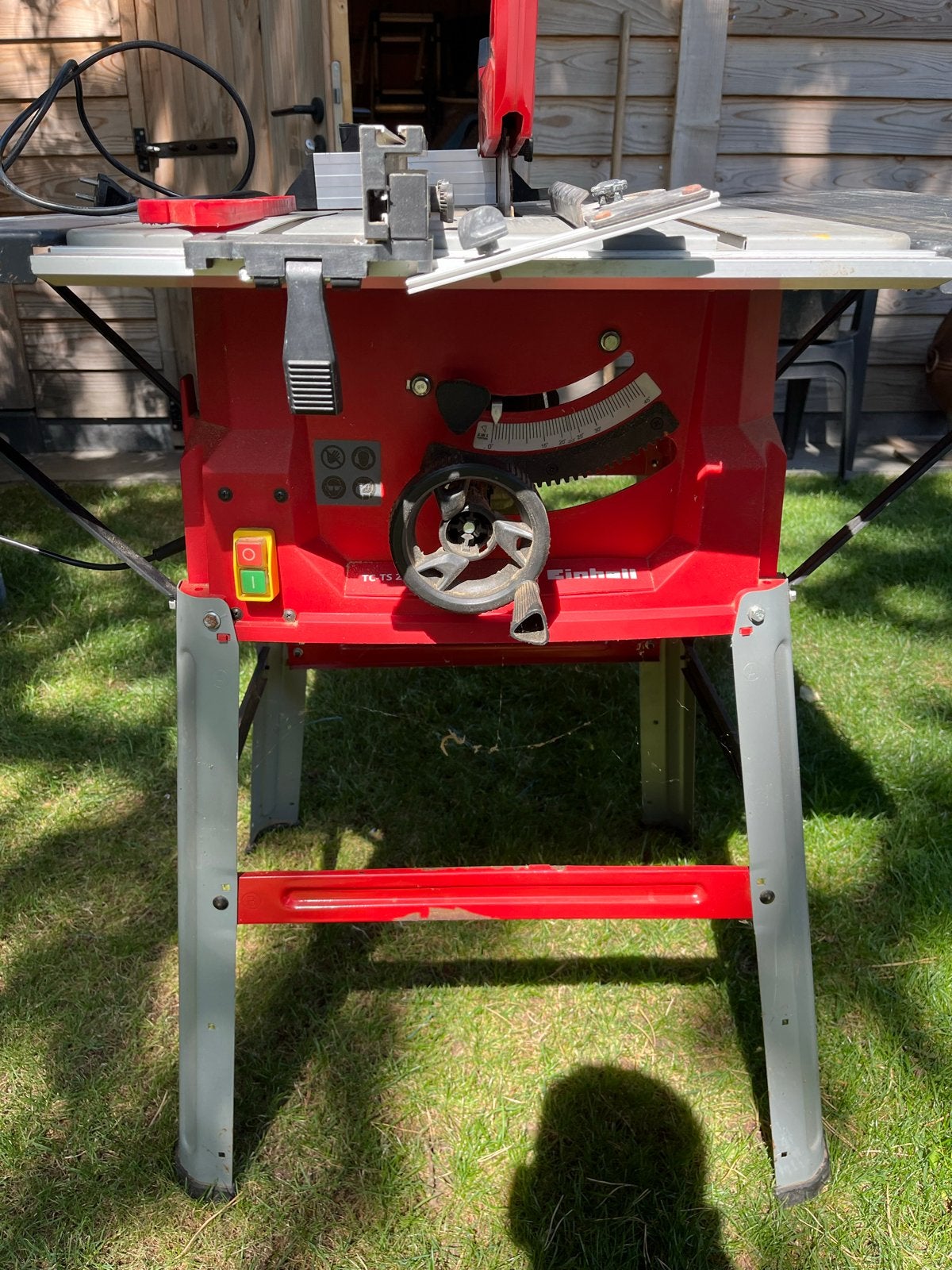 Einhell Zaagtafel TC-TS 2025/1 U - Gebruikt, zaagblad te ver, Ophalen, Gebruikt, Cirkelzaag, 70 mm of meer