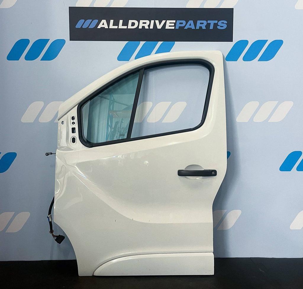 Voorportier links Renault Trafic Wit 801015693R, Gebruikt, -, Deur, -