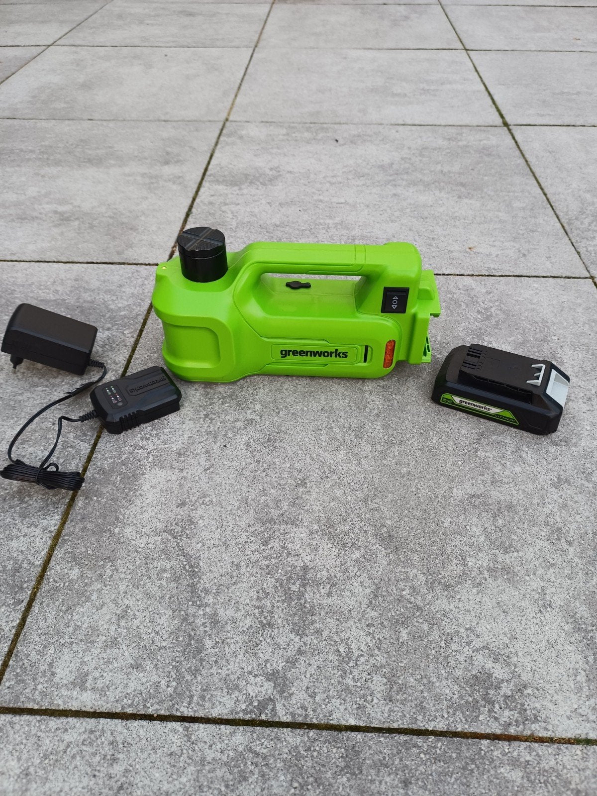 Greenworks accu krik (car jack) Nieuw, Ophalen of Verzenden, Nieuw
