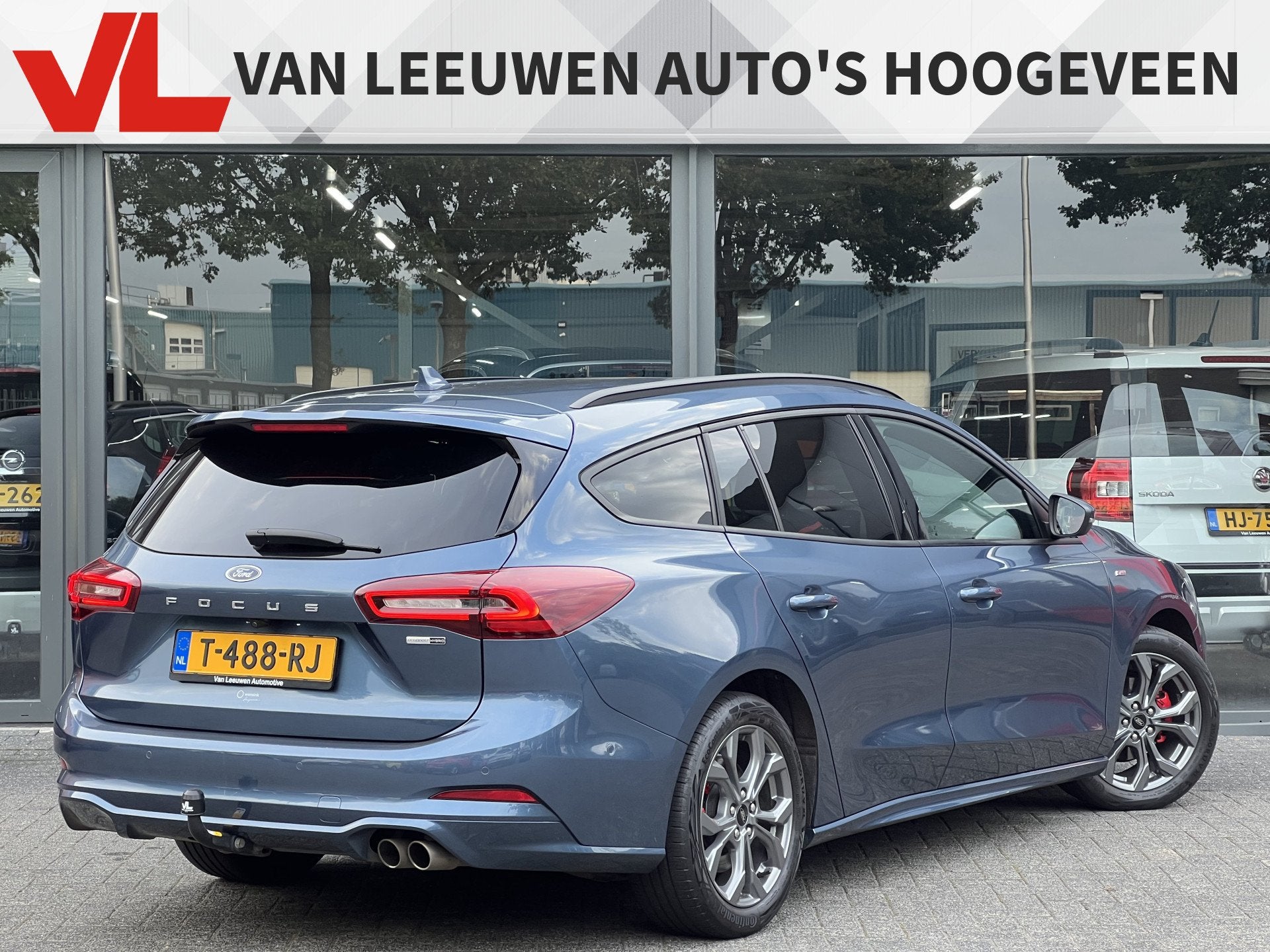 Ford FOCUS Wagon 1.0 EcoBoost Hybrid ST Line X | Apple carpl, Auto's, Gebruikt, Met garantie (alle), Blauw, Handgeschakeld