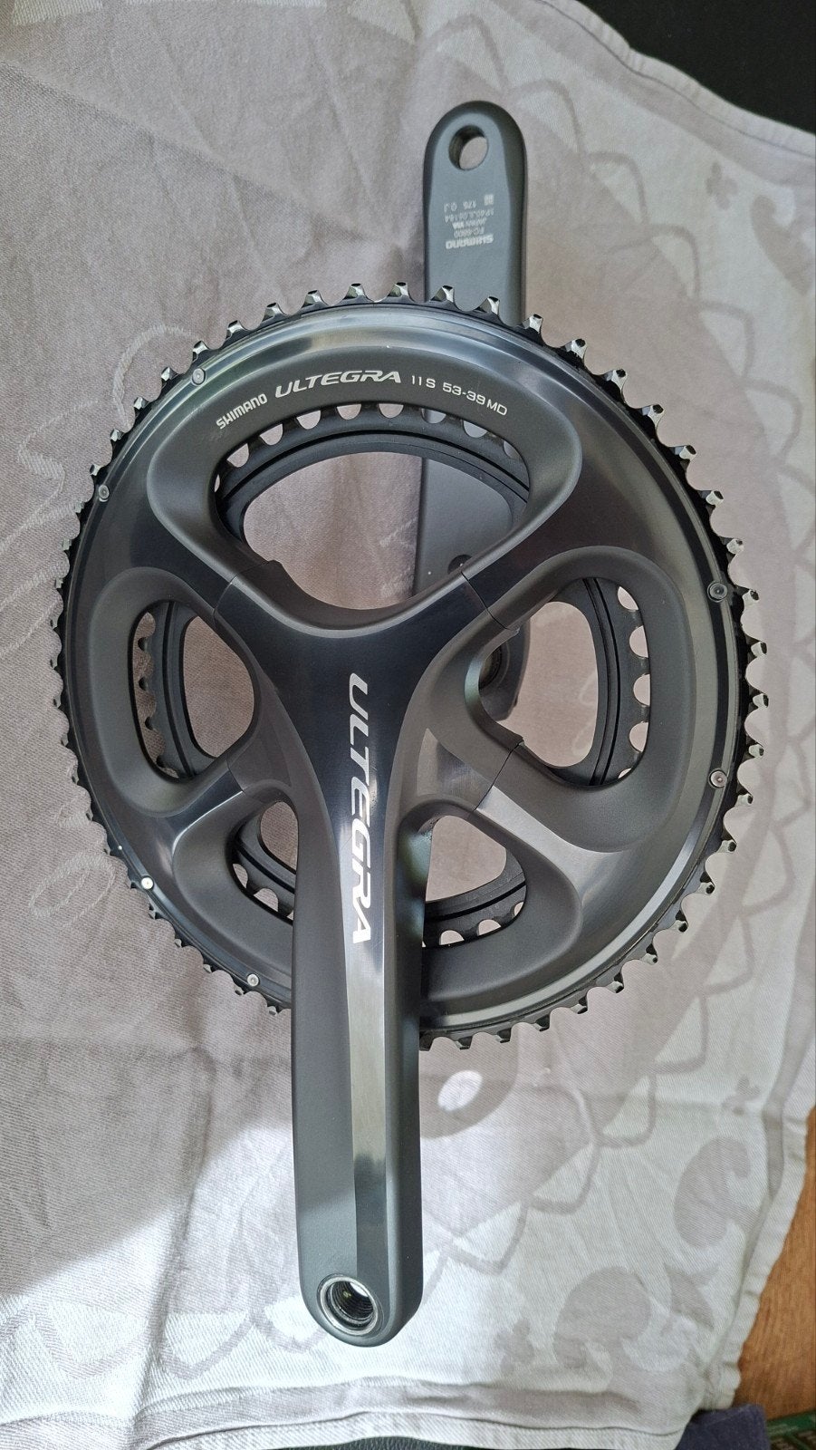 Shimano Ultegra FC-6800 Crankstel 11S 53-39 MD, Crankstel of Pedalen, Ophalen of Verzenden, Zo goed als nieuw, Aluminium