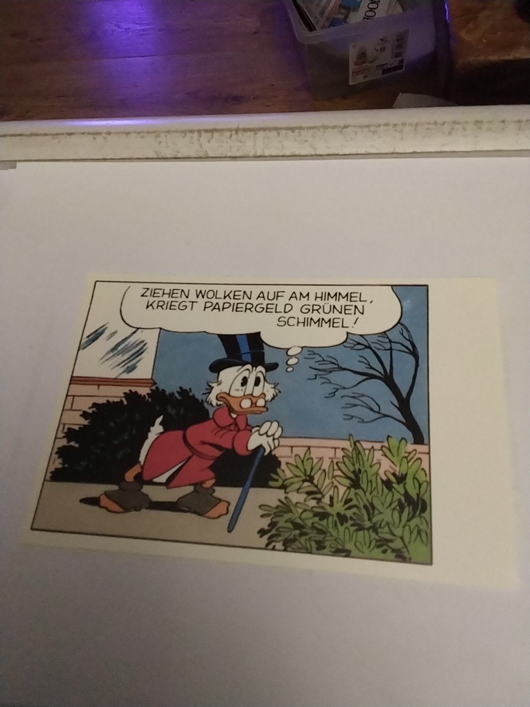 Donald Duck Ansichtkaart - Dagobert Duck, Ophalen of Verzenden