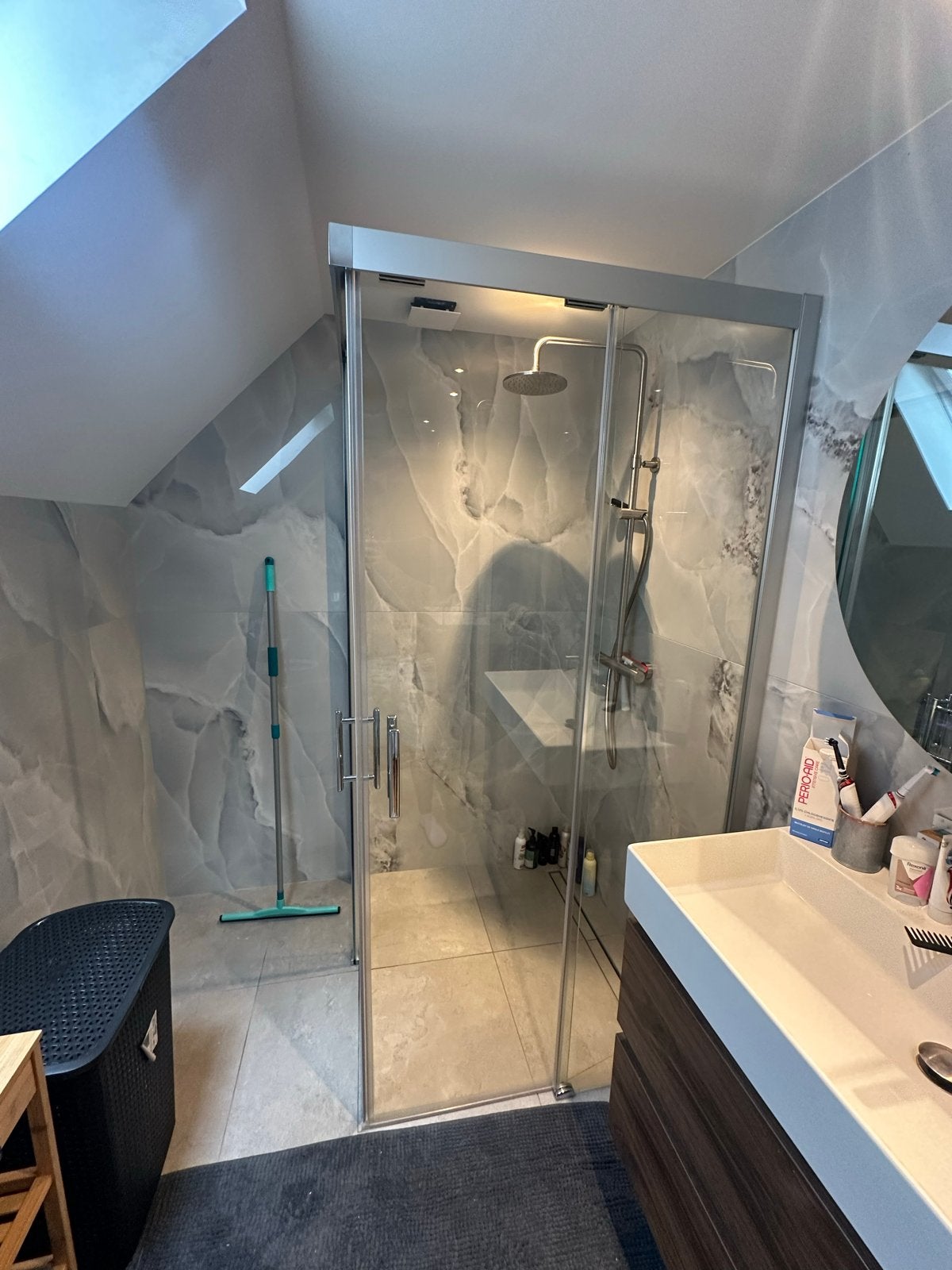 Nieuwe Douchehoek 97x98.7cm - In Doos, Doe-het-zelf en Verbouw, Ophalen, Nieuw, Glas, Douche