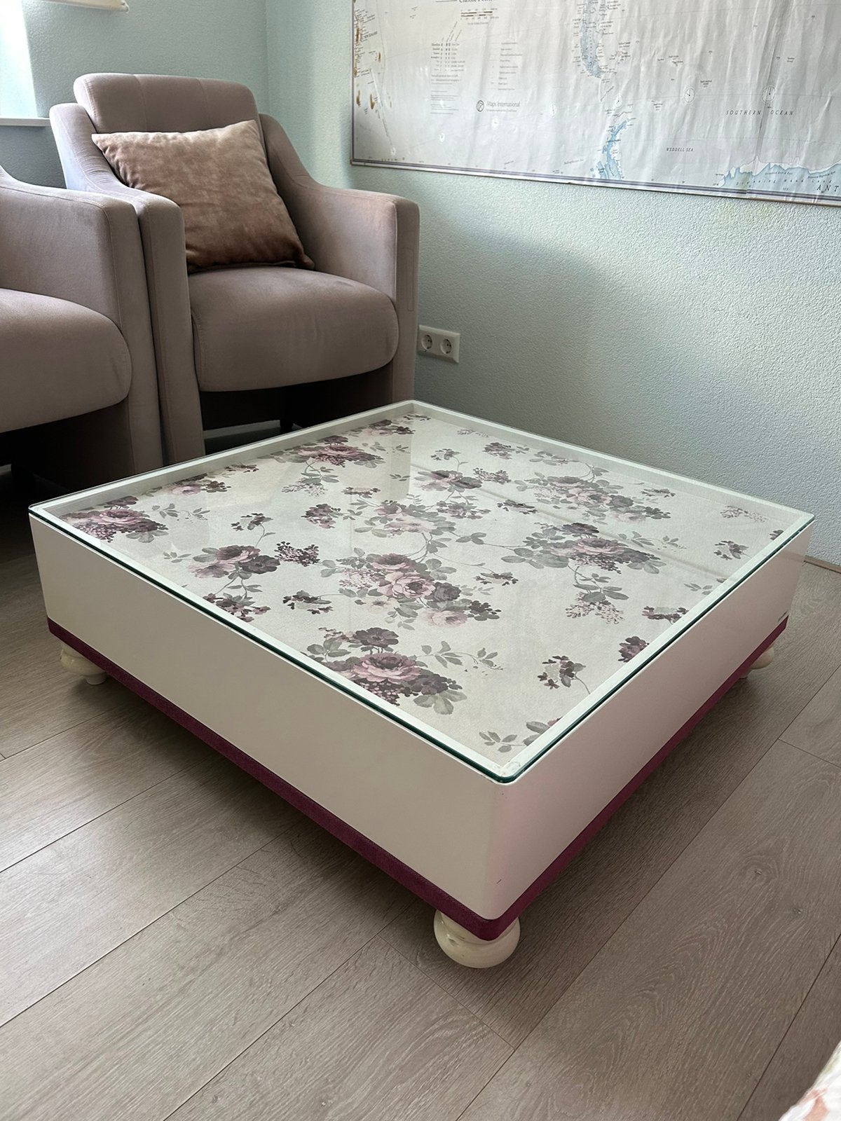 Salontafel (Merk: İstikbal), Ophalen, Zo goed als nieuw, Rechthoekig, 50 tot 100 cm