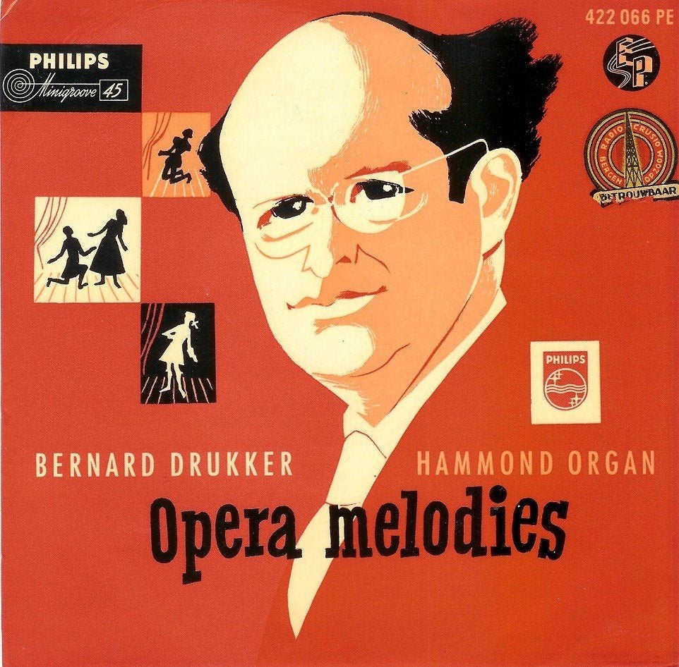 Bernard Drukker, EP, Wereldmuziek, 7 inch, Ophalen of Verzenden