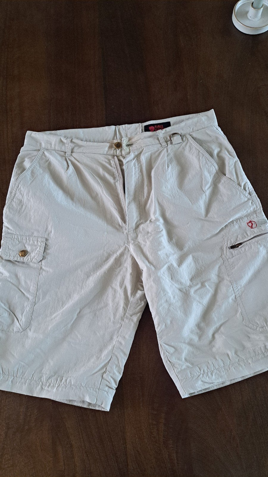 Fjällräven Korte Broek - Beige - Maat 44 (42), Ophalen of Verzenden, Gedragen, Maat 42/44 (L), Beige