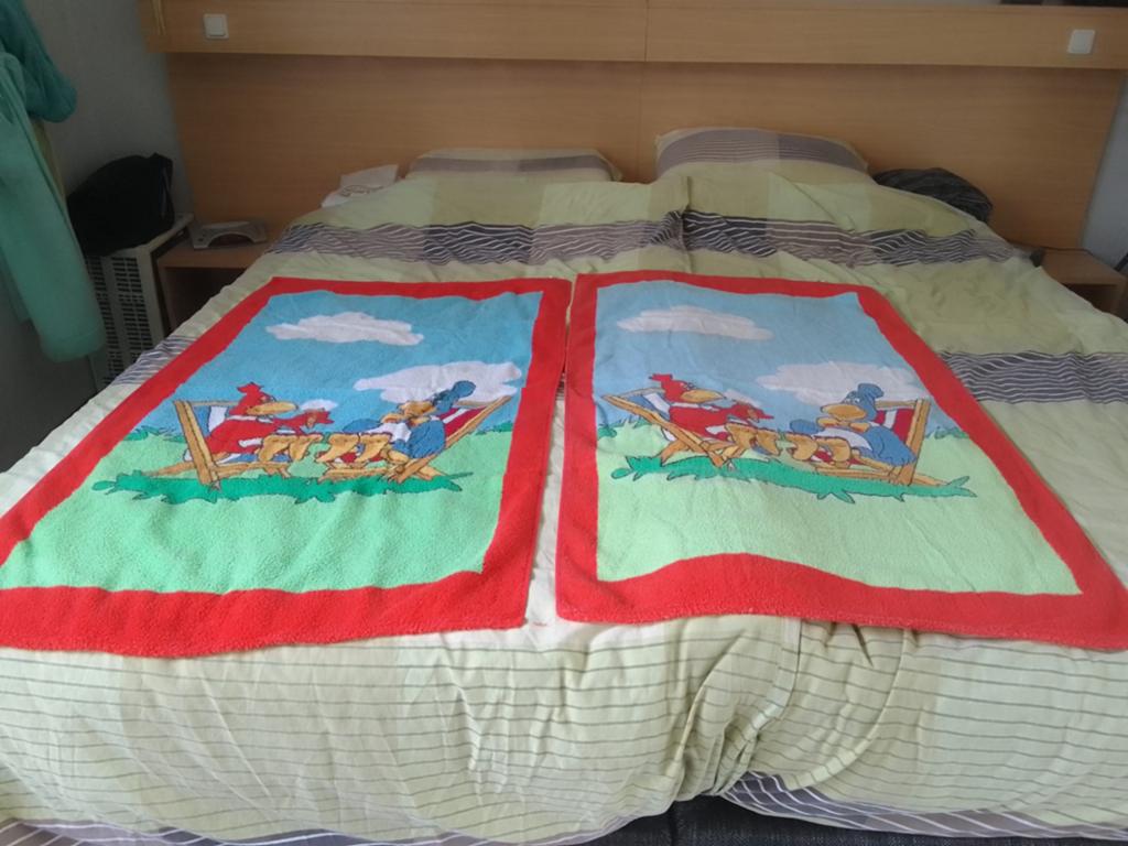 Retro kinder badlakens 2 stuks, Ophalen of Verzenden