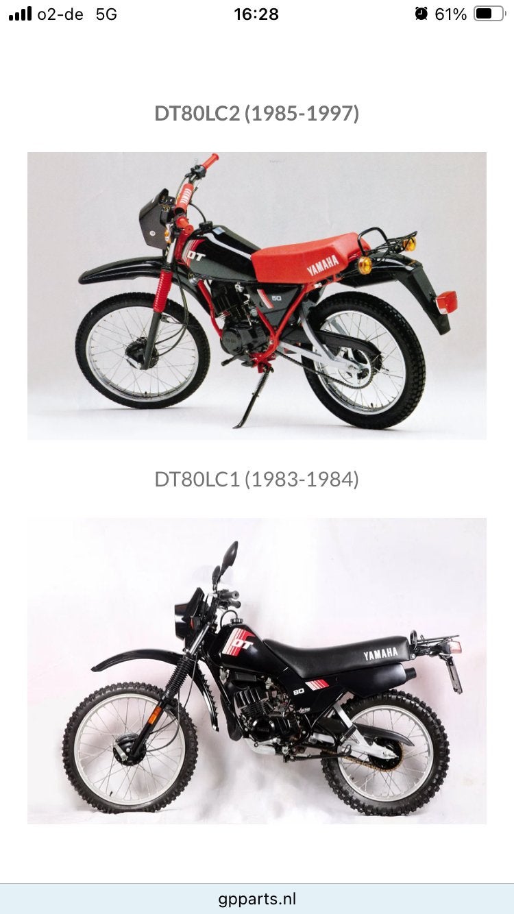Yamaha dt80 frame gezocht, Ophalen