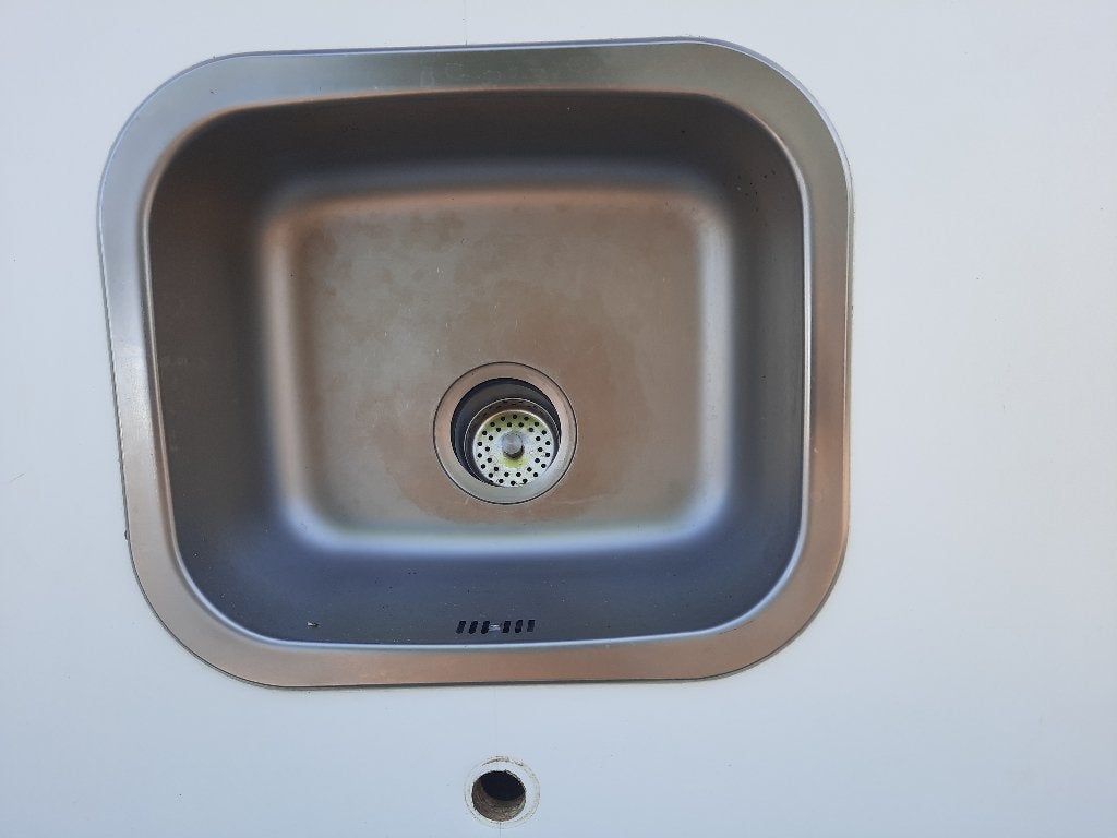 Wasbak, Ophalen, Zo goed als nieuw, Rvs, Wastafel
