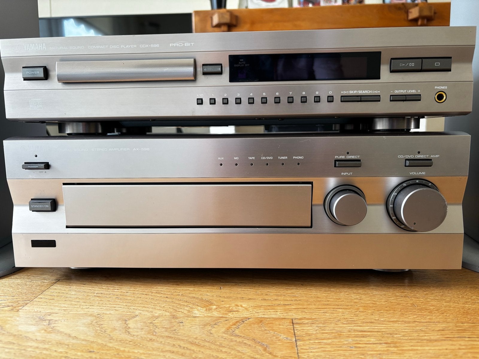 Topset. Yamaha AX-596, CDX-596 & Quadral Ascent-650 set, Gebruikt, Losse componenten, Cd-speler, Ophalen