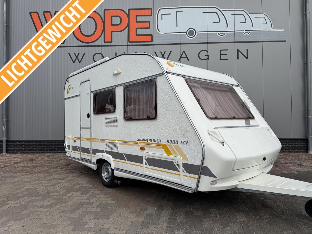 Delta Summerliner 3900 TZV MOVER EN TENT, Caravans en Kamperen, Bedrijf, Treinzit, Schokbreker, Delta